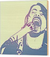 Dave Grohl Wood Print