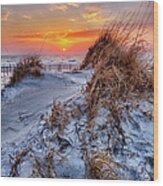 Daybreak On The Outer Banks 3 Wood Print