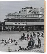 Daytona Beach Pier Wood Print