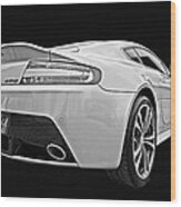 Dazzling V12 Vantage - Aston Martin Wood Print