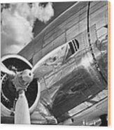 Dc-3 Power Wood Print