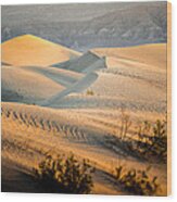 Death Valley Sand Dunes Wood Print