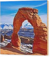 Delicate Arch Wood Print