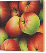 Delicious Apples Wood Print