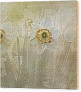 Delightful Daffodils Wood Print