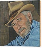 Don Williams Painting Wood Print