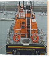 Donaghadee Rescue Lifeboat Wood Print