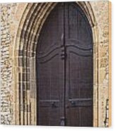 Doors Of Kromeriz Iii Wood Print