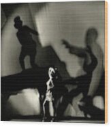 Dorothy Mackaill With Ominous Shadows Wood Print