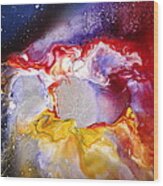 Dream Escape 2 - Modern Liquid Art Wood Print