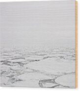 Drift Ice Wood Print