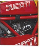 Ducati 900ss Tt2 Motorcycle Wood Print