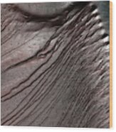 Dunes On Mars Wood Print