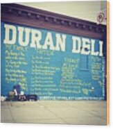 Duran Deli. South Bronx Poetry Project Wood Print