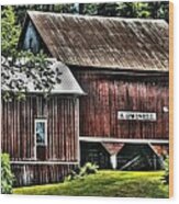 Dwinell's Barn Wood Print