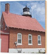Eagle Harbor Lighthouse 5 Wood Print