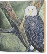 Eagle Wood Print