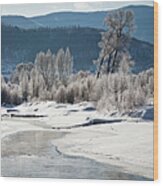 Early Morning, Yampa River, Steamboat Wood Print