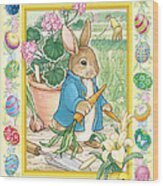 Easter Bunny Wood Print