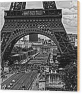 Eiffel Tower Wood Print