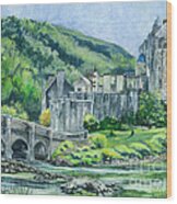 The Eilean Donan Castle In Scotland Wood Print