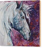 Elegant Horse Wood Print