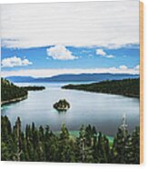 Emerald Bay, Lake Tahoe, Ca Wood Print