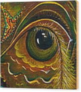 Enigma Spirit Eye Wood Print