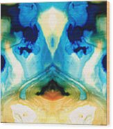 Enlightenment - Abstract Art By Sharon Cummings Wood Print