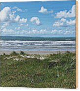 Enniscrone Grassy Beach Wood Print