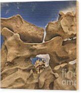 Eroded Sandstone Formations Fantasy Canyon Utah Wood Print