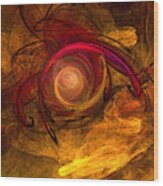 Eternity Of Being-abstract Expressionism Wood Print