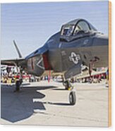 F-35 Wood Print