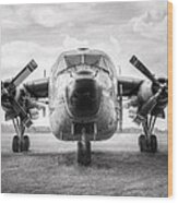 Fairchild C-119 Flying Boxcar - Military Transport Wood Print