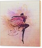 Fairy Dance Wood Print
