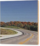 Fall Colors Of Iowa Series 3 Wood Print