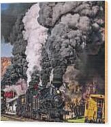 Fall Comes To Cass Scenic Railroad Wood Print