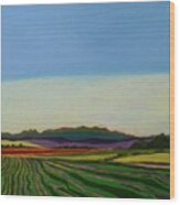 Farmfield 2 Wood Print