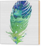 Feather 3 Wood Print