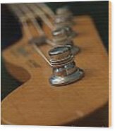 Fender Bass Guitar - 3 Wood Print