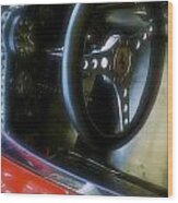 Ferrari 1960s Formula 1 Racing Car Cockpit Wood Print
