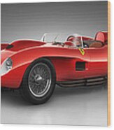 Ferrari 250 Testa Rossa - Spirit Wood Print