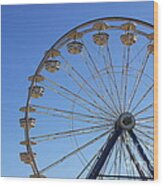 Ferris Wheel Wood Print