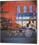 Fiacre (hansom Cab). #minneapolis Wood Print