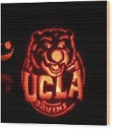 Finished Carving A Ucla Pumpkin For My Wood Print