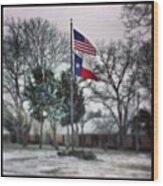 Finished #photo.

#flag #usa #texas Wood Print