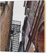 Fire Escape Pompous - Ontario - Canada Wood Print