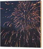 Fireworks 2014 Vii Wood Print