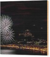Fireworks Alassio 2013 3573 - Ph Enrico Pelos Wood Print