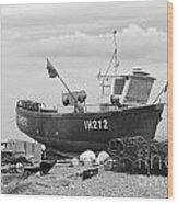 Fishing Boat Wood Print